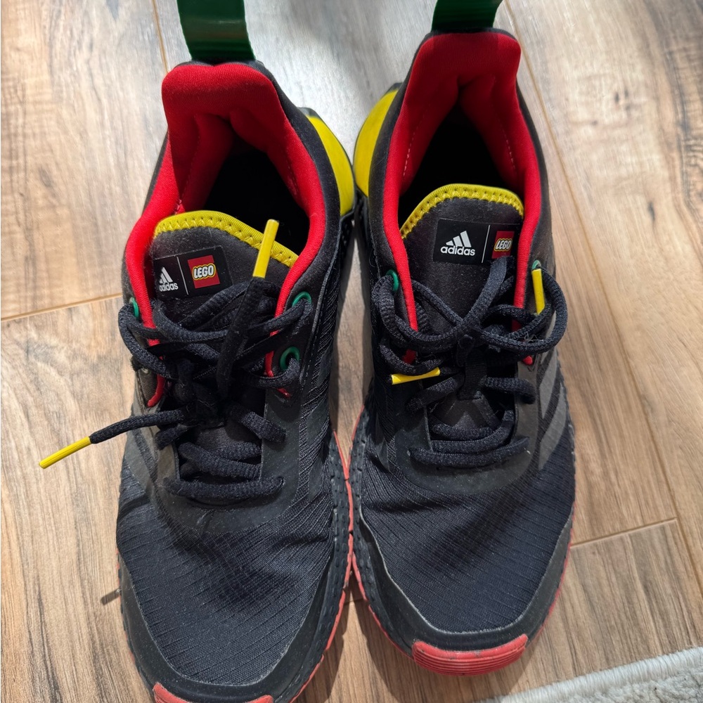 Adidas LEGO Kids Sneakers - Black, Red, and Yellow